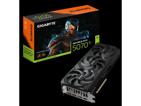 【技嘉】GeForce RTX 5070 Ti WINDFORCE OC 16G