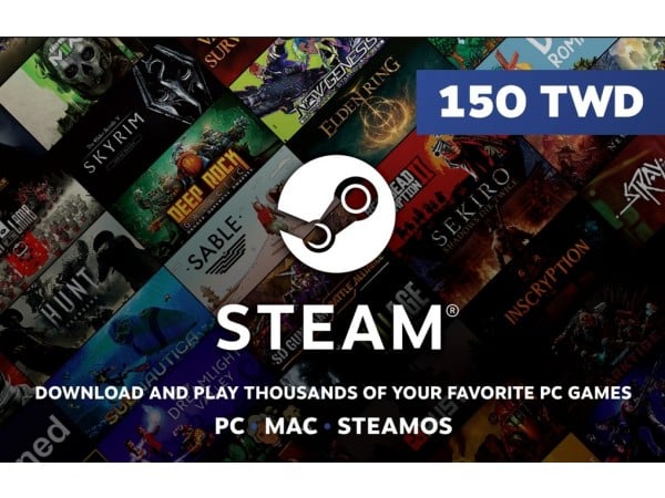 [台灣]Steam 150元台幣錢包 蒸氣卡/爭氣卡