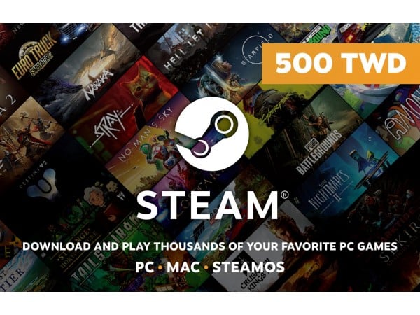 [台灣]Steam 500元台幣錢包 蒸氣卡/爭氣卡