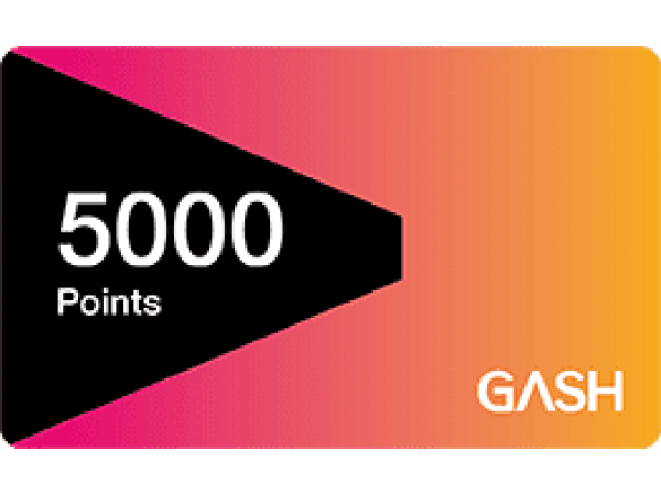 [台灣]GASH 5000點數卡 (公司貨) ｜iACG 遊戲社