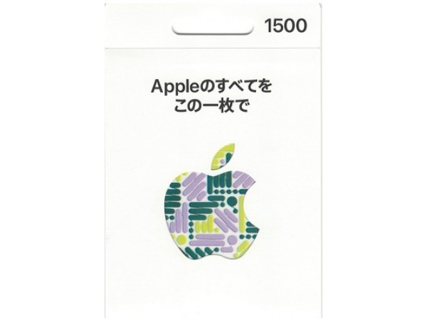 [日本]iTunes 點數 1,500點 禮品卡