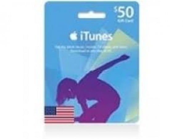 [美國]iTunes 點數 50美金 禮品卡