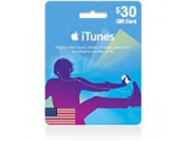 [美國]iTunes 點數 30美金 禮品卡