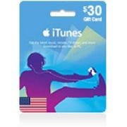 [美國]iTunes 點數 30美金 禮品卡