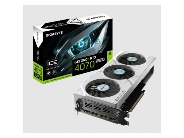 【技嘉】GIGABYTE GeForce RTX 4070 SUPER EAGLE OC ICE 12G 顯示卡