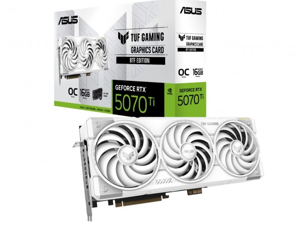 【華碩】ASUS TUF Gaming GeForce RTX 5070 Ti 16GB OC (白色)