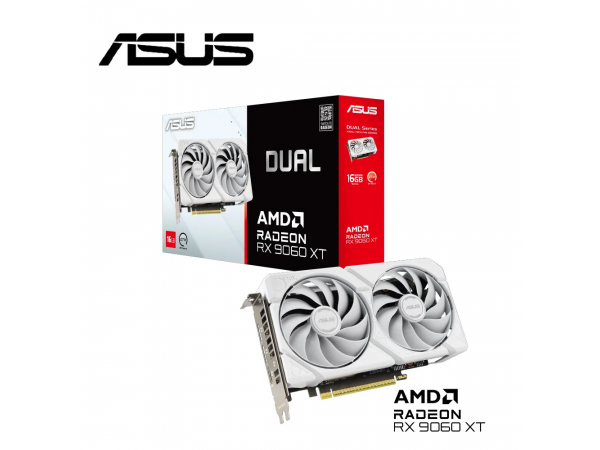 【華碩】ASUS Dual Radeon RX 9060 XT 16GB GDDR6 White Edition 顯示卡