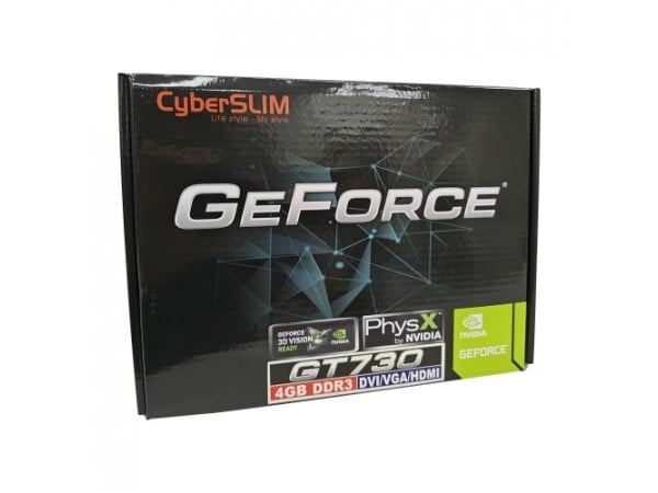 【大衛肯尼】CyberSLIM  GT730-4GB 128bit D3